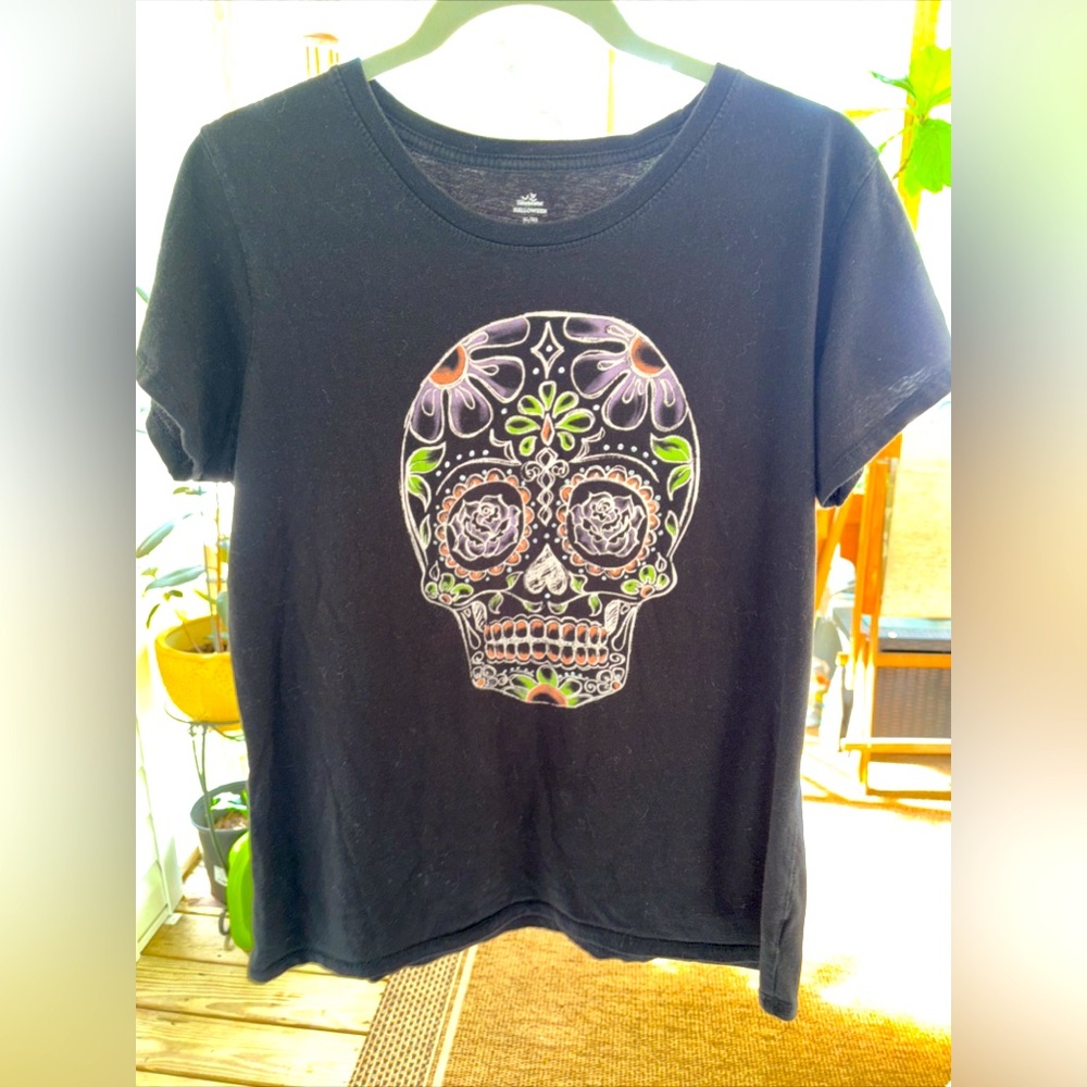 Halloween Women’s Sugar Skull Shirt